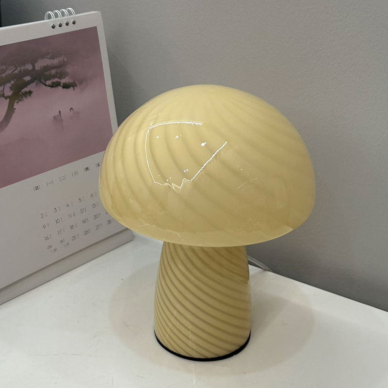 Melyra Modern Bedroom Table Lamp – Unique Glass Design for Stylish Spaces