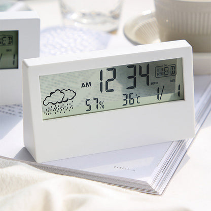 Elvora Small Digital Table Clock – Clear Multifunction Display for Home Office