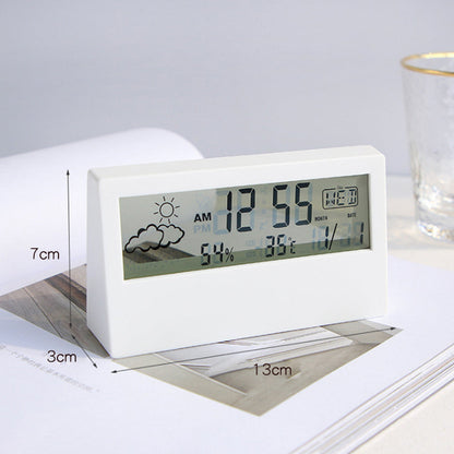 Elvora Small Digital Table Clock – Clear Multifunction Display for Home Office