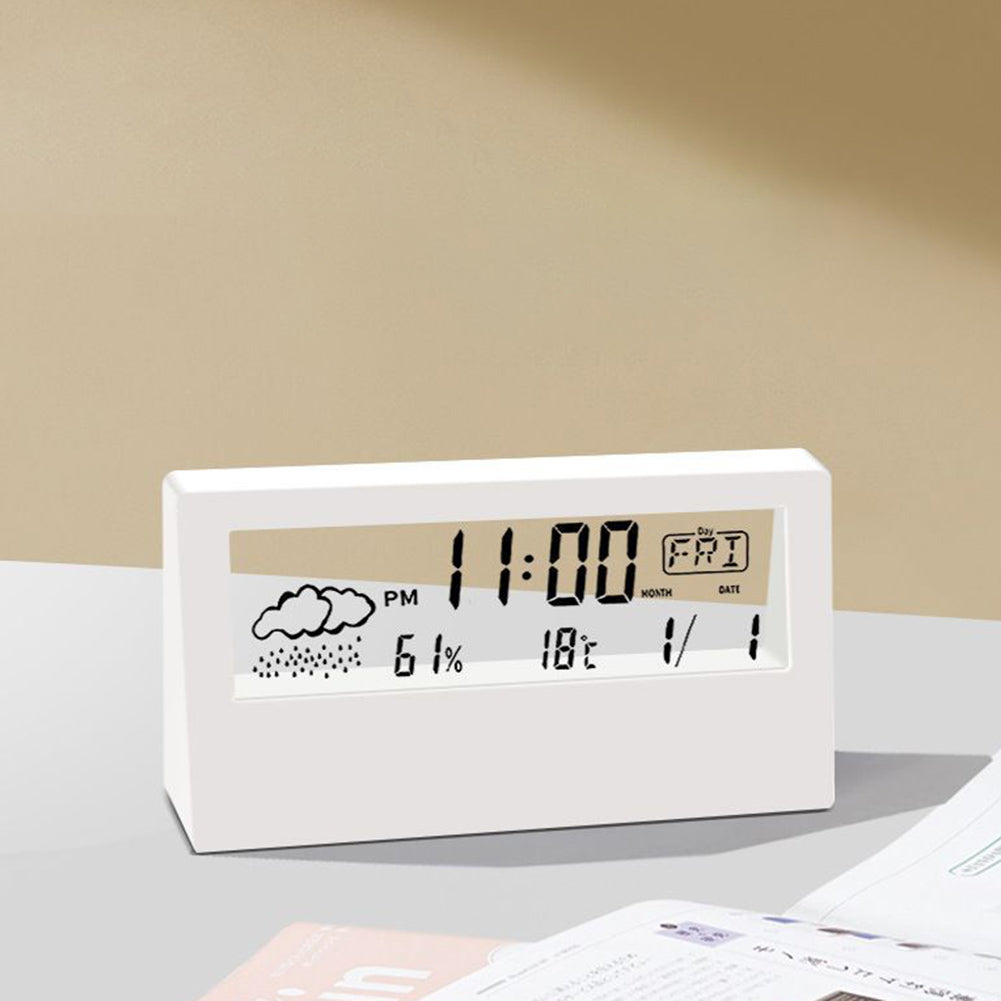 Elvora Small Digital Table Clock – Clear Multifunction Display for Home Office