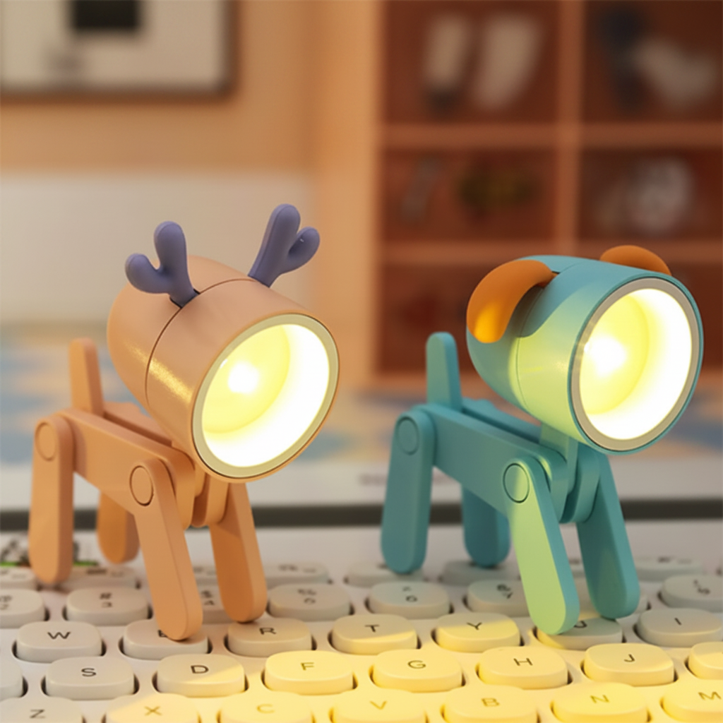 Nova Kids' Adjustable LED Night Light – Playful Soft Glow for Cozy Spaces