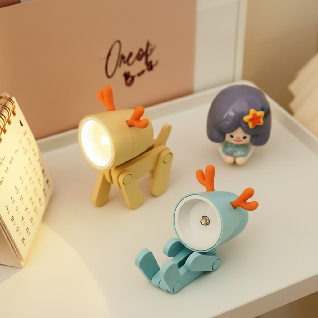 Nova Kids' Adjustable LED Night Light – Playful Soft Glow for Cozy Spaces