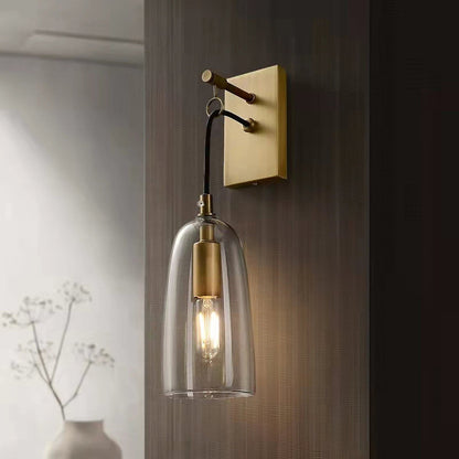 Rovaro Modern Brass Wall Sconce – Sleek Design for Elegant Indoor Lighting