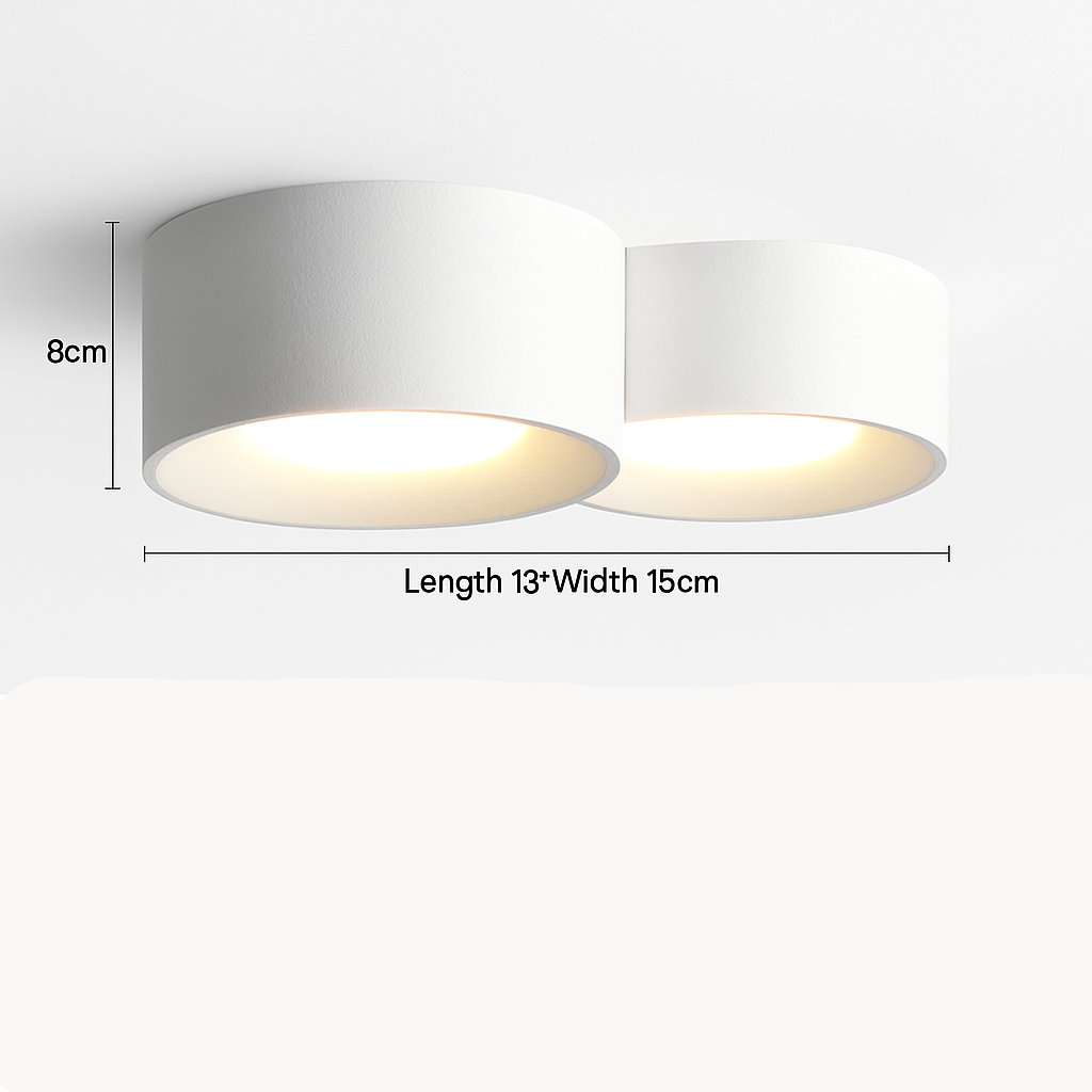 Alyra Modern LED Ceiling Light – Minimalist Frosted Design for Soft Illumination