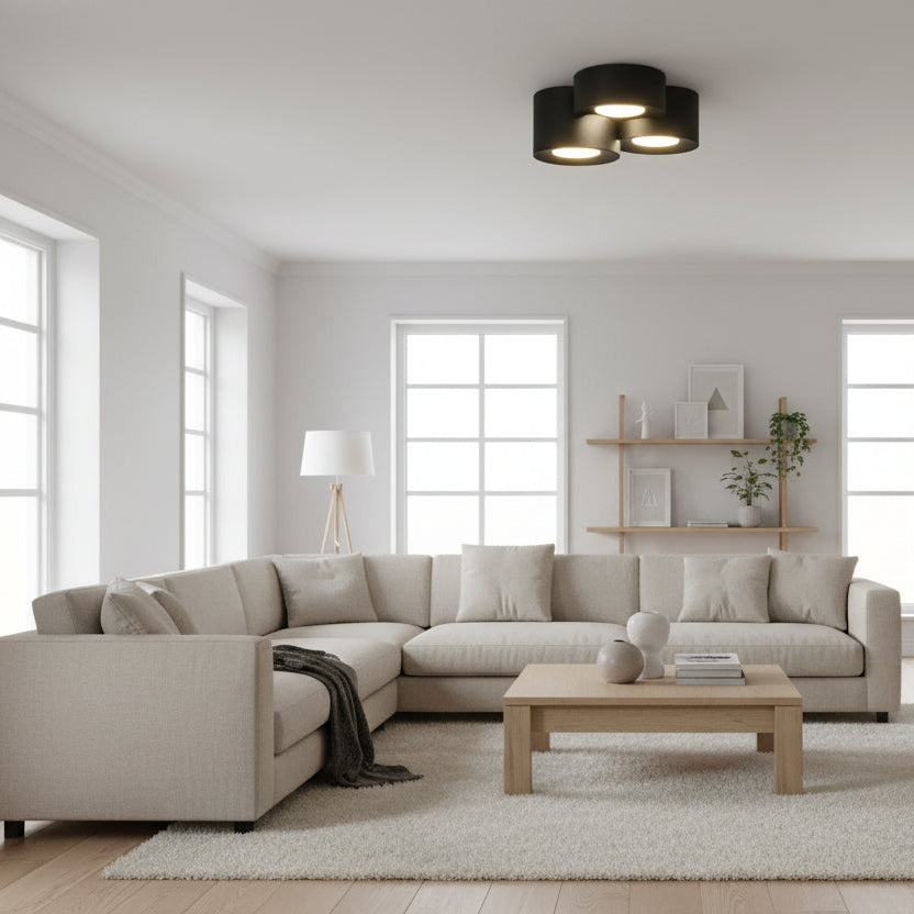 Alyra Modern LED Ceiling Light – Minimalist Frosted Design for Soft Illumination