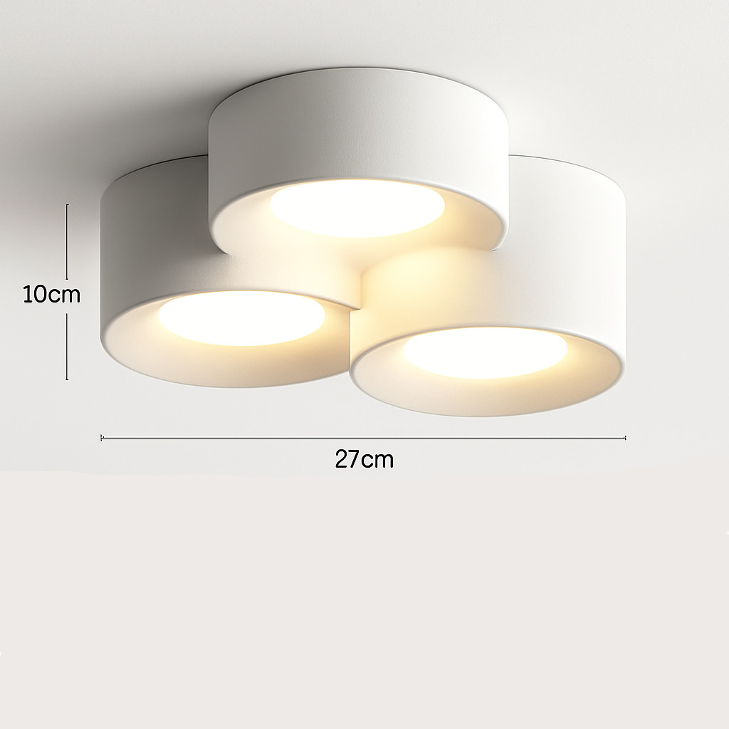 Alyra Modern LED Ceiling Light – Minimalist Frosted Design for Soft Illumination