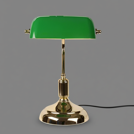 European Glass Table Lamp - Bedside & Desk Lamp