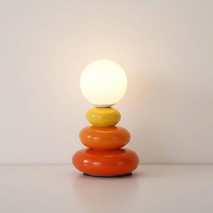 Nyvra Modern LED Stone Table Lamp – USB Powered Nordic Design Lighting