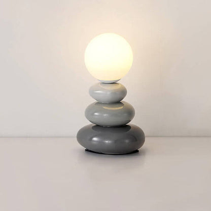 Nyvra Modern LED Stone Table Lamp – USB Powered Nordic Design Lighting