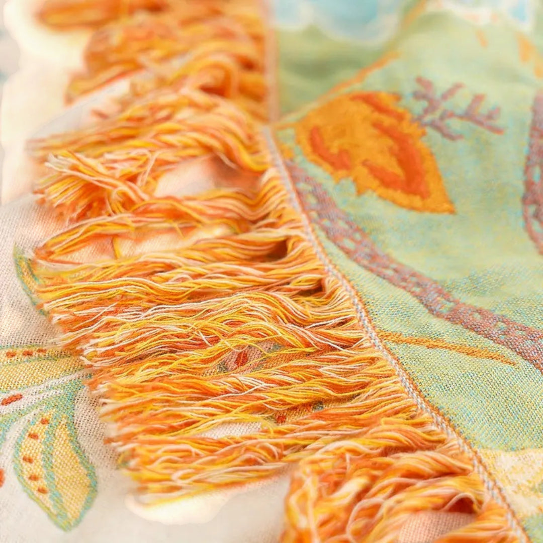 Selora Bohemian Floral Throw Blanket – Cozy Stylish Home Comfort Accessory
