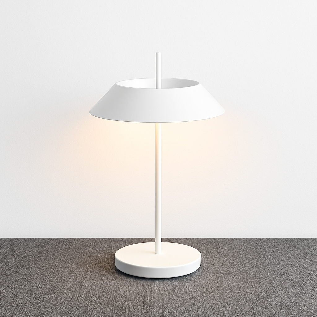Noirhalo Modern Bedside Lamp with Touch Control and Warm Glow