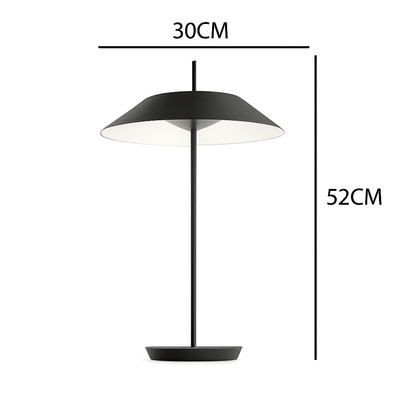 Noirhalo Modern Bedside Lamp with Touch Control and Warm Glow