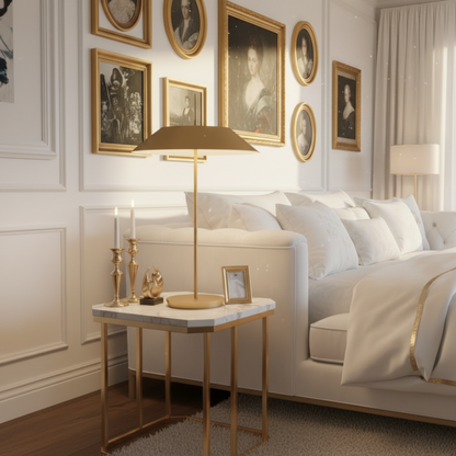 Noirhalo Modern Bedside Lamp with Touch Control and Warm Glow