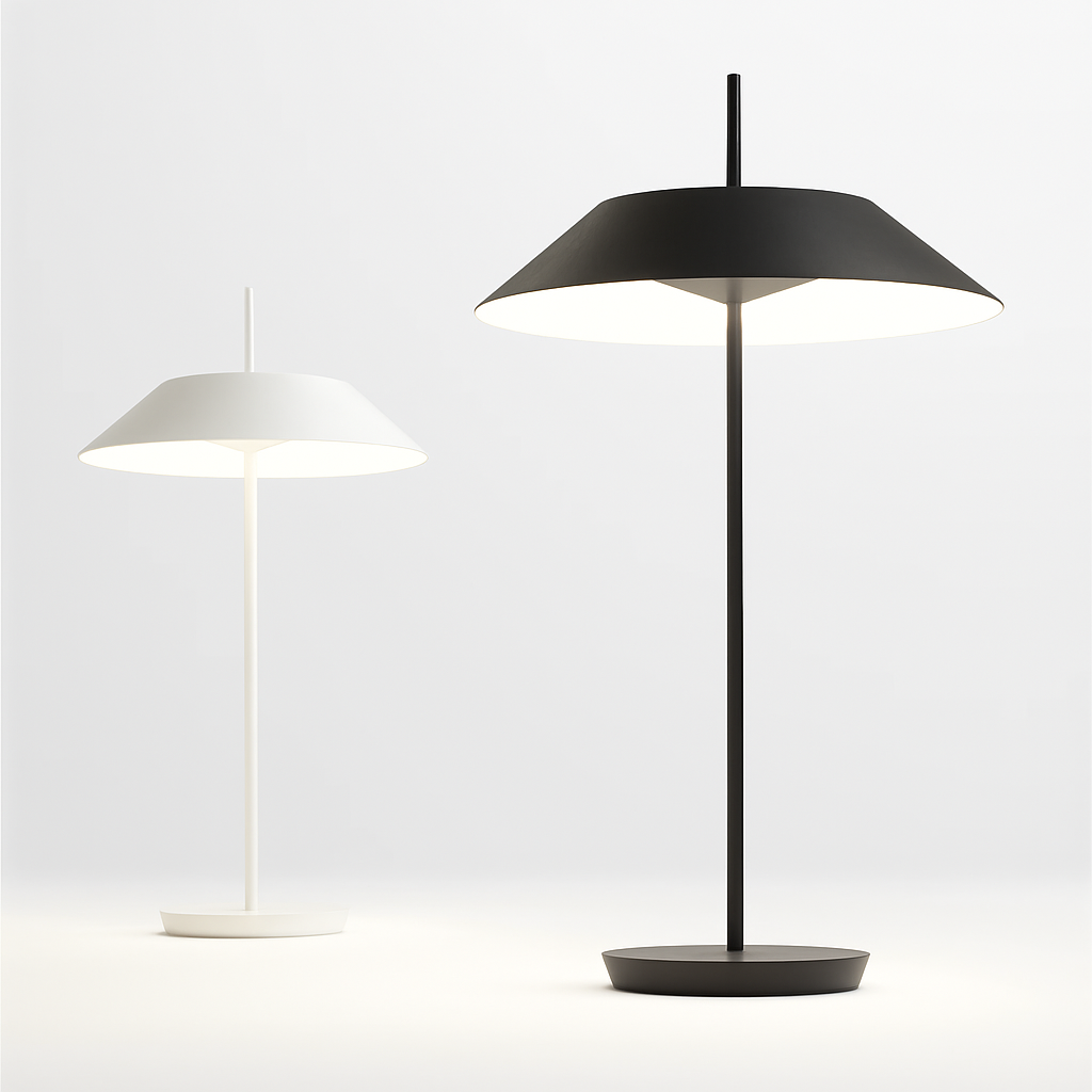 Noirhalo Modern Bedside Lamp with Touch Control and Warm Glow