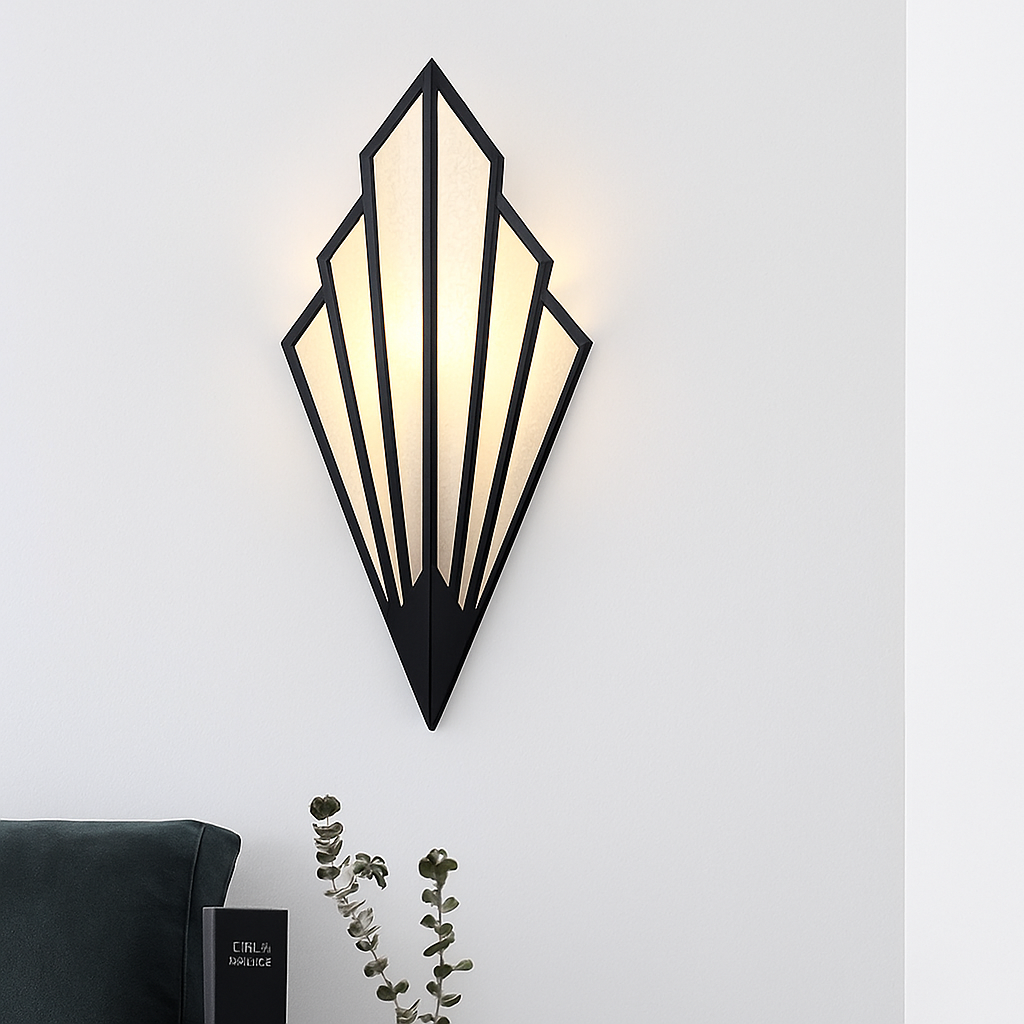 Zentaro Modern LED Wall Light Triangle Design for Home Office