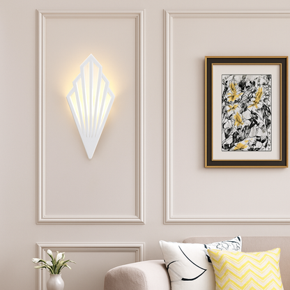 Zentaro Modern LED Wall Light Triangle Design for Home Office