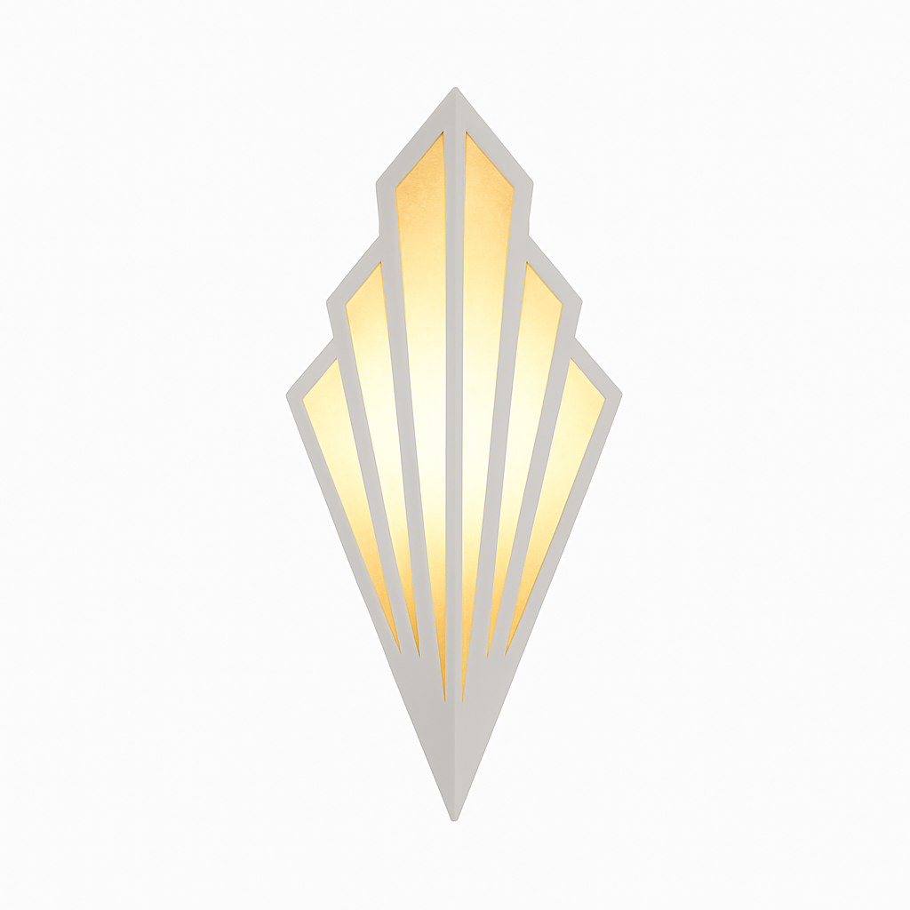 Zentaro Modern LED Wall Light Triangle Design for Home Office