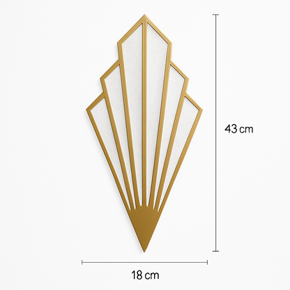 Zentaro Modern LED Wall Light Triangle Design for Home Office
