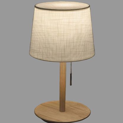 Gentle Glow - Nordic Walnut Table Lamp for Bedside or Desk