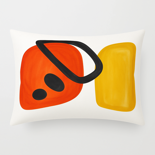 Gina Geometric Pillowcase – Stylish Lumbar Support for Modern Home Decor