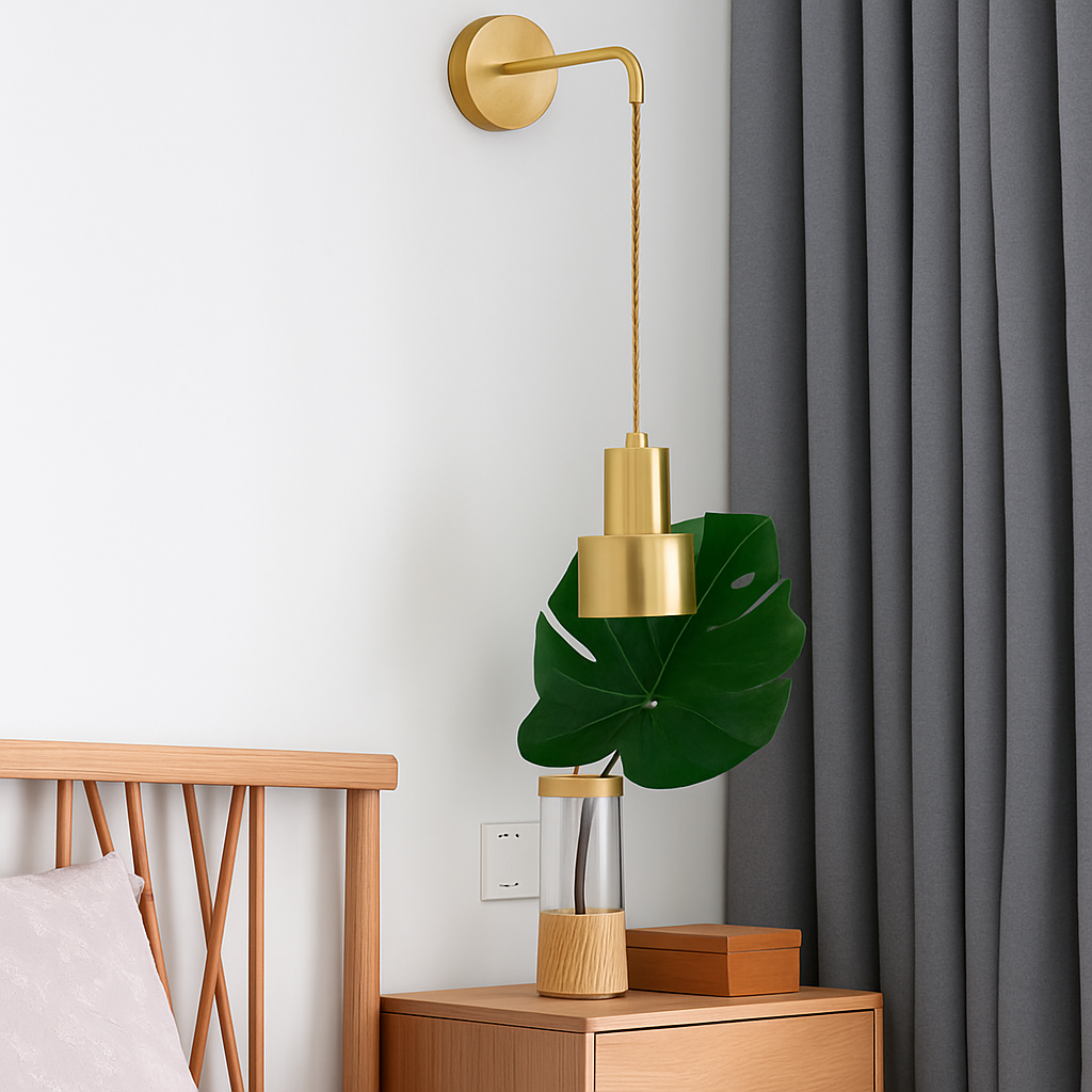 Gini Modern Gold Wall Light – Stylish Sconce for Elegant Ambient Illumination