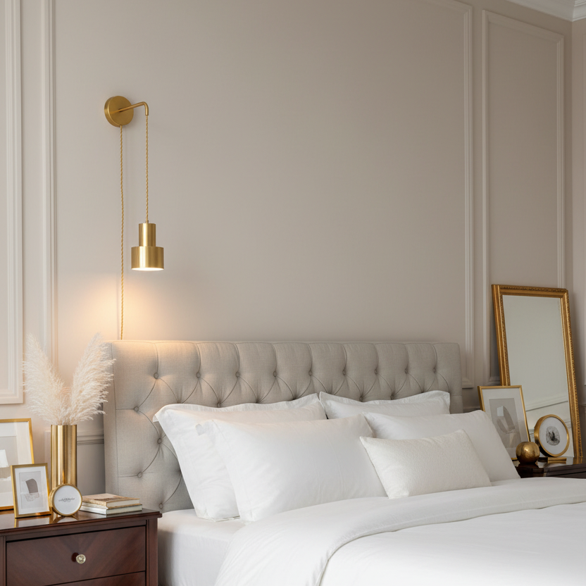 Gini Modern Gold Wall Light – Stylish Sconce for Elegant Ambient Illumination