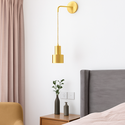 Gini Modern Gold Wall Light – Stylish Sconce for Elegant Ambient Illumination