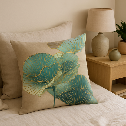 Judan Floral Cushion Cover – Artistic Design for Elegant Home Decor