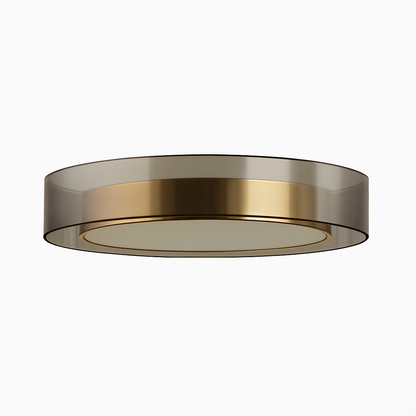 Gleam Loft Modern Ceiling Light – Elegant Gold Flush Mount Design for Stylish Interiors
