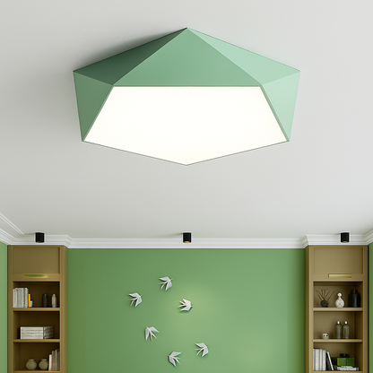 Glo Modern LED Ceiling Light – Geometric Design with Adjustable Brightness