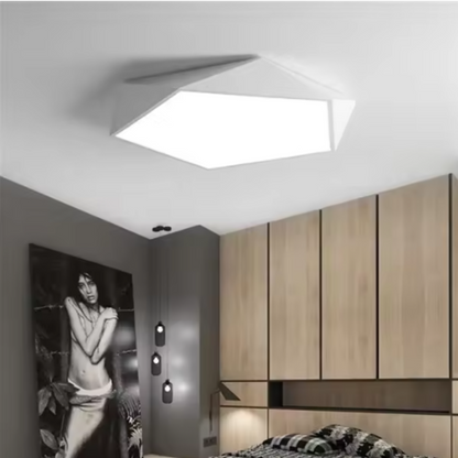 Glo Modern LED Ceiling Light – Geometric Design with Adjustable Brightness