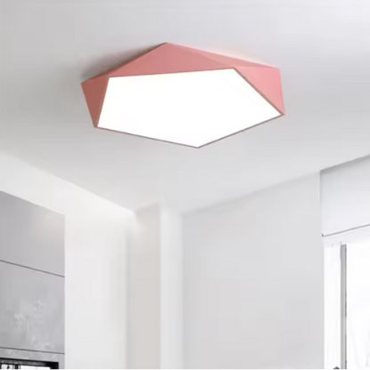 Glo Modern LED Ceiling Light – Geometric Design with Adjustable Brightness