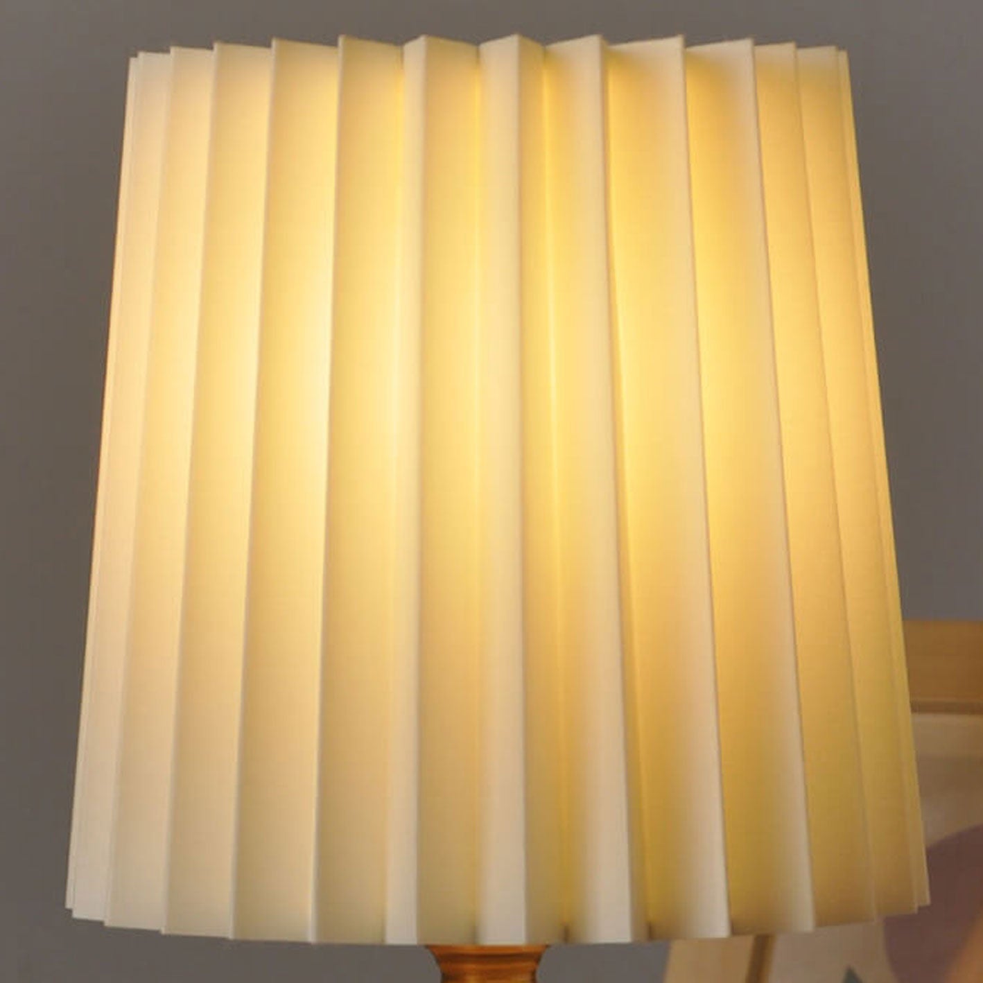 Walnut Glow Wood Table Lamp with USB LED Bedside Light