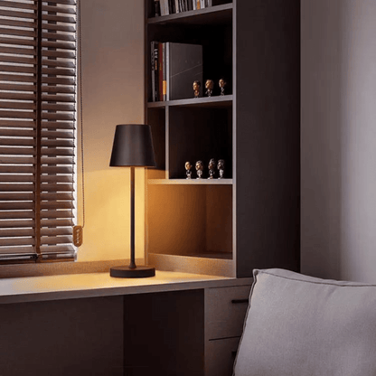 Capri Modern Aluminum Lamp – Cordless Design for Cozy Ambient Lighting