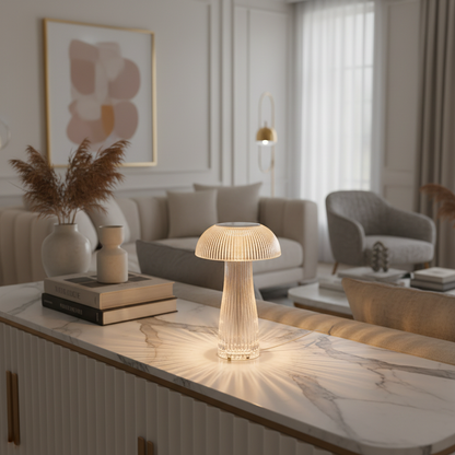 Isla Modern LED Table Lamp – Dimmable Cordless Design for Adjustable Ambiance
