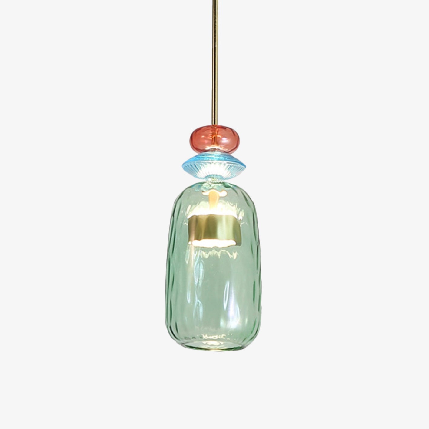 Esola Stylish Kitchen Pendant Lighting – Colorful Glass Design for Modern Spaces