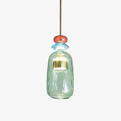 Esola Stylish Kitchen Pendant Lighting – Colorful Glass Design for Modern Spaces