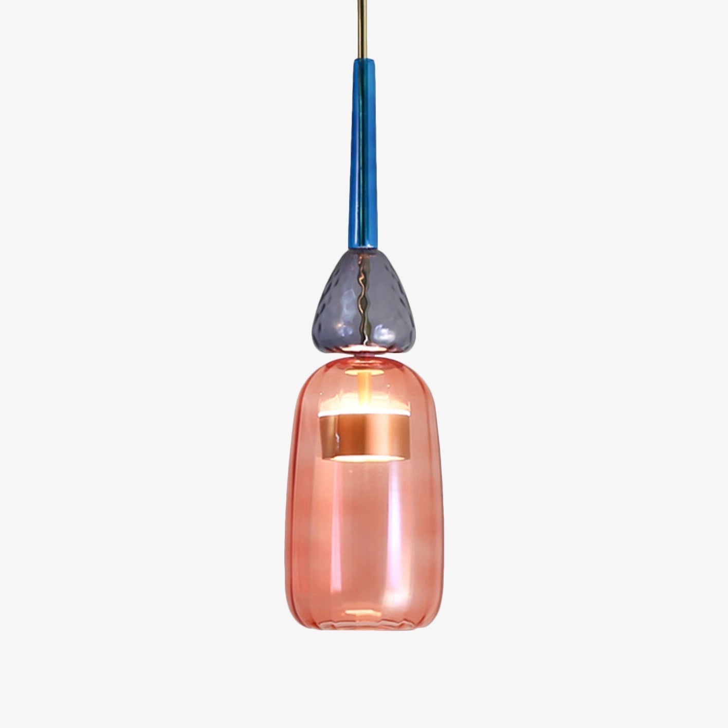 Esola Stylish Kitchen Pendant Lighting – Colorful Glass Design for Modern Spaces
