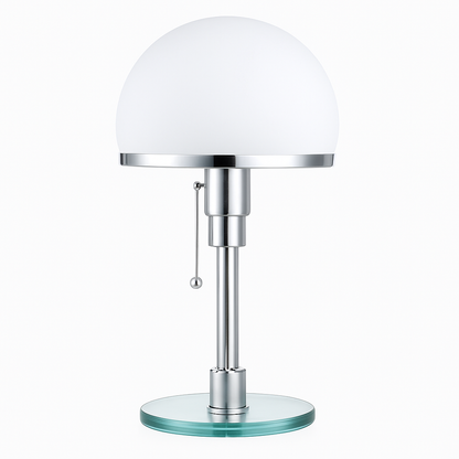 Venna Modern Table Lamp – Frosted Glass Shade for Soft Ambient Bedroom Lighting
