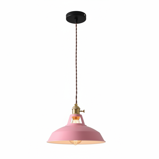 Evy Industrial Kitchen Pendant Lighting – Colorful Adjustable Hanging Light