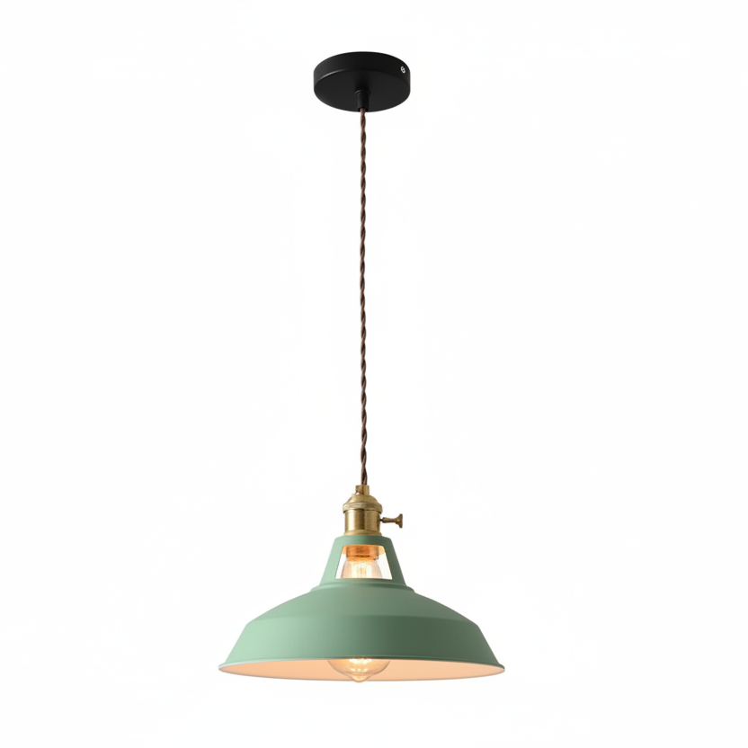 Evy Industrial Kitchen Pendant Lighting – Colorful Adjustable Hanging Light