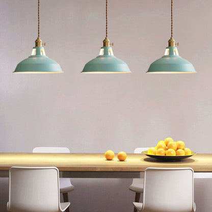 Evy Industrial Kitchen Pendant Lighting – Colorful Adjustable Hanging Light