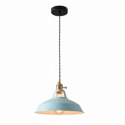 Evy Industrial Kitchen Pendant Lighting – Colorful Adjustable Hanging Light