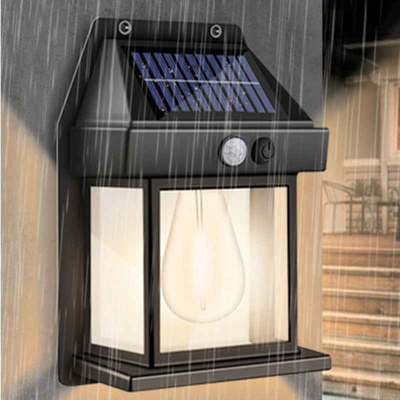Aurevia Sentinel Solar Motion Sensor Wall Light for Outdoor Security