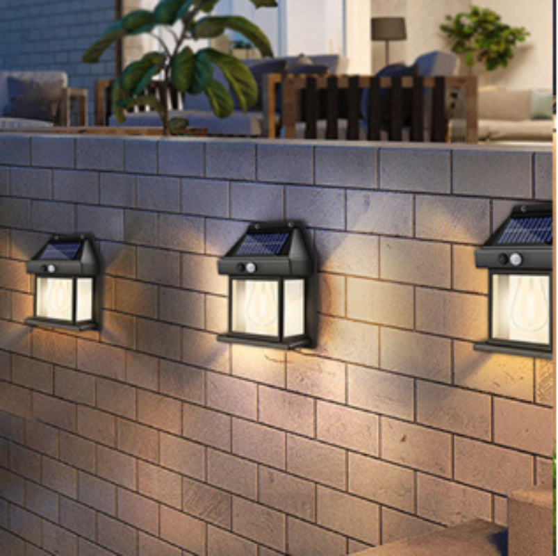 Aurevia Sentinel Solar Motion Sensor Wall Light for Outdoor Security