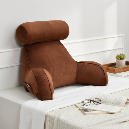 Velmira Adjustable Backrest Cushion with Neck Support and Side Pocket
