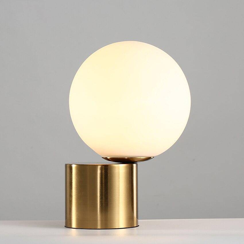 Norissa Modern Bedroom Table Lamp – Gold Brass Base With Soft Ambient Lighting