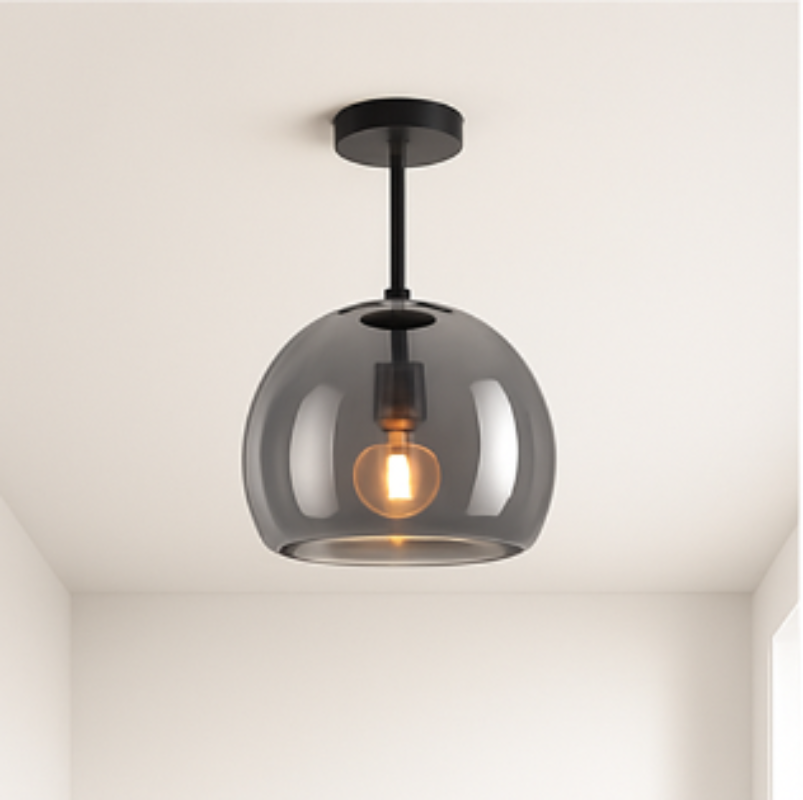 Elira Modern LED Glass Ceiling Light Fixture for Elegant Interiors