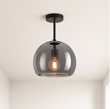 Elira Modern LED Glass Ceiling Light Fixture for Elegant Interiors