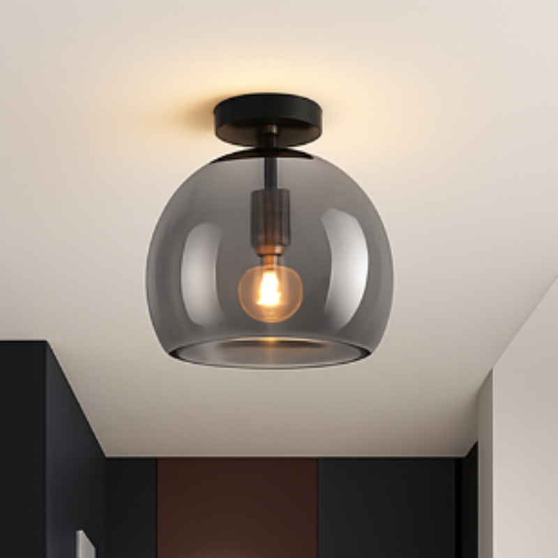 Elira Modern LED Glass Ceiling Light Fixture for Elegant Interiors